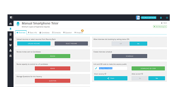 System generates short URL. Share this URL